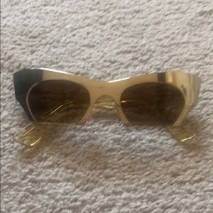 Miu Miu Gold sunglasses/shades
